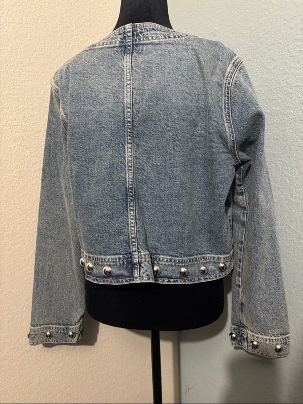 $278 Rails Capistrano Jacket Desert Sky Studded Denim Pocketed Jacket - Picture 9 of 14